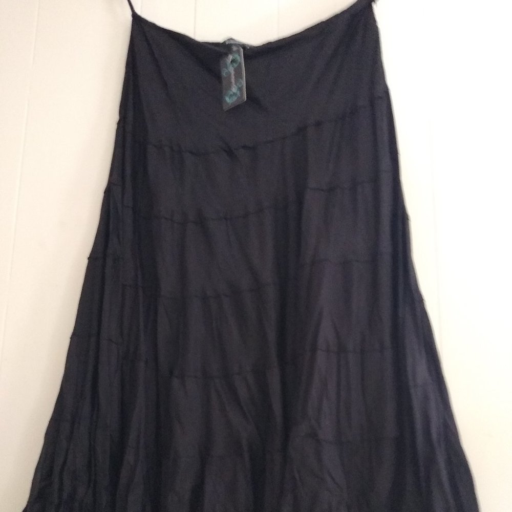 Bohemian Cafe Black Skirt